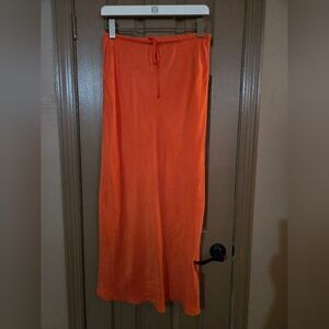 MADWELL silk Maxi Skirt
